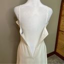 Dress the Population  Cambria White Tie Bodice Chiffon Maxi Evening Dress Gown Photo 9