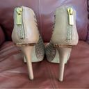 Michael Kors Michael  Beige/ Camel Graham Caged Stiletto Platform Heels size 7 Photo 3