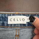 Cello  Straight Destroyed Jeans Blue Denim Frayed Hem Stretch Junior's Size 5 Photo 6