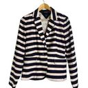 Tommy Hilfiger  Nautical Sailor Anchor Striped Urban
Casual Blazer Jacket 10 Photo 0