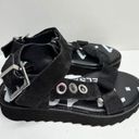 ALLSAINTS  Sandals Womens Size 5 US 35EU Black Rhianne  Leather Shoes Photo 3