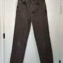 RE/DONE High Rise Stove Pipe Denim Jeans Washed Chocolate 27 Photo 0