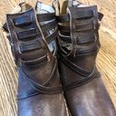 FREEBIRD by Steven Stair Boot Strappy Ankle Brown Photo 7