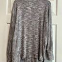 Westbound  Women’s Gray Ribbed Long Sleeve Blouse 1X Photo 1