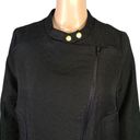 Worthington Vintage  Womens Moto Jacket Quilted Full Zip Black Medium Photo 3