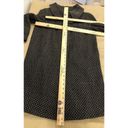 Anne Klein Ann Klein Black and Grey Size S tweed Coat Photo 7