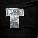 Jennifer Moore Vtg.  Womens Sz 4 Black Genuine Leather Vest Photo 2