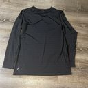 Zyia  Women’s Black Chill Top‎ Long Sleeve Shirt Mesh Size Large Photo 4