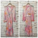 Rococo  Sand Davina Robe Dress - Pink Multi - XS Photo 13