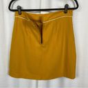 Modcloth  Mustard Yellow Own The Era Wool Blend Mini Skirt Sz.M NWT Photo 8