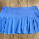 Lucky in Love  12” Blue Pleated Tennis Skirt Size Large Photo 0