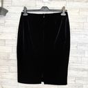 White House | Black Market  Black Velvet Pencil Skirt, 8P, NWOT! Photo 6