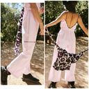 Free People Movement NWOT FP Movement Star Player Wide Leg Overall Jumpsuit  Ligh Pink Color Sz XS Photo 8