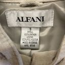 Alfani  Cream Color Leather Zip Up Jacket with Pockets Photo 1