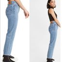 Levi's Levi’s Wedgie High Waist Button Fly Straight Leg Jeans in Oxnard Haze 24 NWT Photo 1