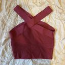 Aritzia Sculpt Knit Criss Cross Cropped Tank Photo 3