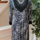 Karen Kane  Women's Black/White Rayon Dress L Photo 11