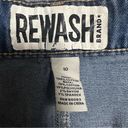 REWASH  Brand High-Rise Button-Front cut-off Denim Short Sz 10 Photo 5