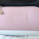 Dior Make up bag in light pink, zipper pull has the D logo Photo 2