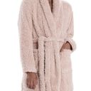 Lounge Nwt Natori Blush Rose Fuzzy Plush  Wrap Cardigan Photo 0