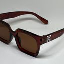 Brown Squared UV Protection Sunglasses Photo 4