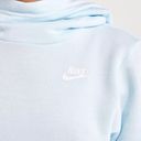 Nike  funnel neck baby blue fleece cozy hooded sweatshirt medium Photo 9