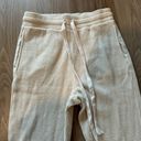 American Eagle Tan Waffle Knit Flare Pants Photo 1