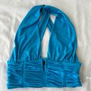 ZARA Blue  Crop Top Photo 0