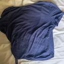 Iris blue stripe crop top Photo 1