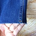 Gap  Jean Women 27 4 P Blue Wash Vintage Slim High Rise Ankle Raw Hem Denim Photo 6