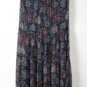 Anthropologie  Maeve Moon Lake Maxi Skirt Small Floral Tiered Bohemian Fall Photo 0