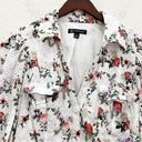 INC  International Concepts White Floral Eyelet Puff Sleeves Shirt Dress Size 14 Photo 10