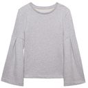 Banana Republic  Grey Bell-Sleeve Couture Sweatshirt size XS Photo 0