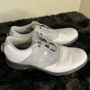 FootJoy  Golf Shoes Womens 7.5 Medium Dryjoys BOA white Gray 99018 Photo 0