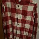 Cute Hooded Flannel Red Photo 0