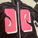 Juicy Couture NWT  Velour Retro Zip Up Track Jacket Pink Dark Purple Brown sz XL Photo 2