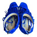 Steve Madden  Size 7.5M Fringly‎ Electric Blue Strappy Fringed High Heel Sandals Photo 2