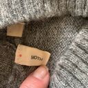 Anthropologie MOTH by  Womens Small Gray Green Dog Wool Blend Sweater‎ Photo 8