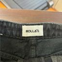 Rolla's Rolla’s Dusters Black Denim High Waisted Button Up Shorts Size 25 REVOLVE Photo 5