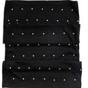 Lele Sadoughi  Jet Black Pearl Embellished Gaiter Face Mask NEW Photo 3