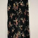 Black floral short maxi skirt Size L Photo 0