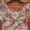 Forever 21 Lace flower print top Photo 0