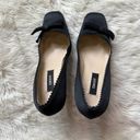 DKNY  Black Satin Square Toe Heels Women's 6.5 Photo 4