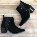 BCBGeneration *Like New* BCBG Black Western Studded Chelsea Booties 7.5 Photo 1