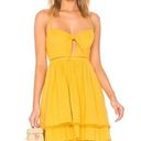 Endless Rose  Baby Doll Halter Mini Dress Yellow Medium Y2K boho Photo 0