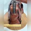 Fossil  Vintage Reissue Weekender Large Distressed Brown Leather Satchel Bag Photo 8