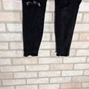 Spanx  Vintage Black Distressed Raw Hem Skinny Jeans Size S Photo 5