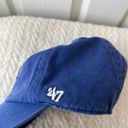 47 Brand MLB Chicago Cubs '47 Clean Up Adjustable Hat, Royal - Alternate, One Size Photo 4