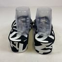 DKNY  Black Women's Signature Wedge Platform Sandals size 9 A18 Photo 5