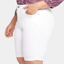 NYDJ NWT  Plus Size‎ Briella Roll Cuff Short In Optic White Size 20 Photo 8